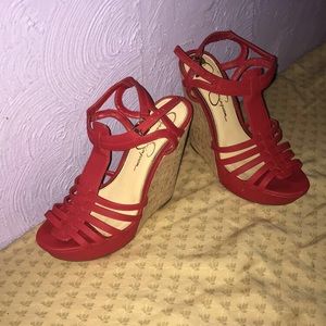 Red wedges